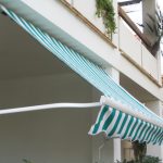 Toldo de punto recto para balcones y terrazas