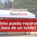como reparar la lona de un toldo