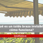 ¿Qué es un toldo brazo invisible y cómo funciona?
