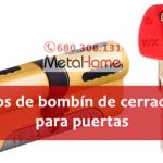 tipos de bombin de cerradura para puertas