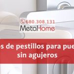 Tipos de pestillos para puertas sin agujeros