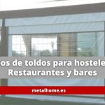 tipos de toldos para hosteleria para terrazas de bares y restaurantes